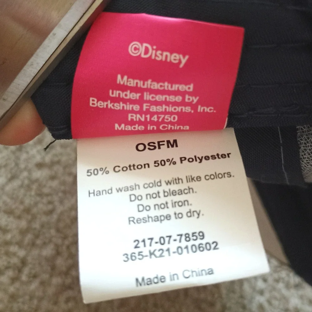 Disney Junior Minnie Mouse Girls Denim Snapback Hat Blue Toddler MIN2267 OSFM
